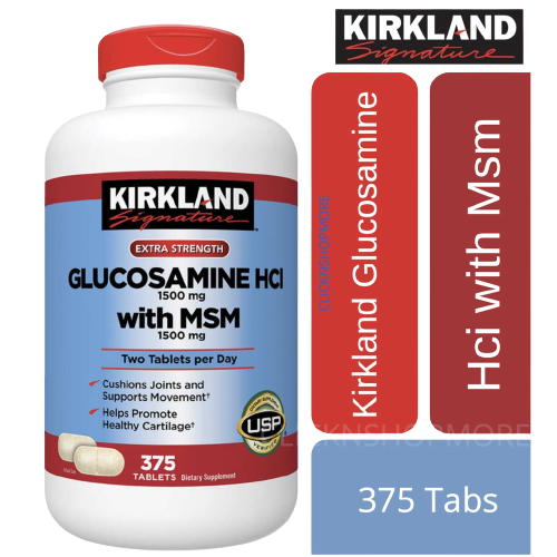 Kirkland Glucosamine HCI 1500mg 375Tab