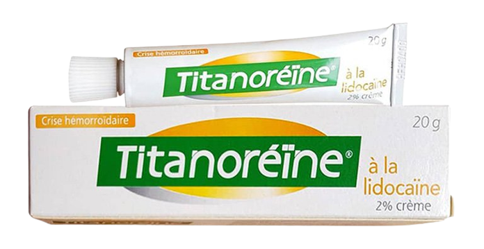 Titanoréïne 2% Crème à la Lidocaïne 20 g