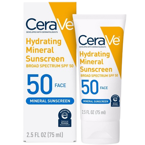 CeraVe Hydrating Mineral Suncream SPF50 Face 75ml – TOVPET.COM