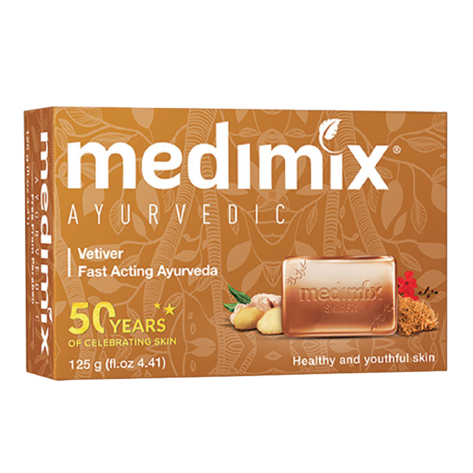 Medimix Ayurvedic Sandal Soap, 125gm (Pack Of 5) and Medimix Ayurvedic  Glycerine Soap, 125gm(Pack Of 5)