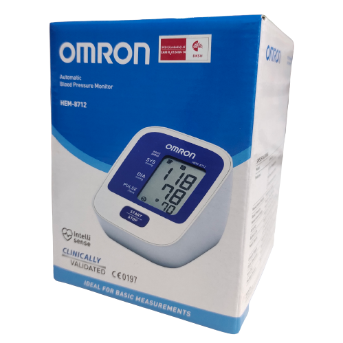 Omron 8712 Automatic Blood Pressure Monitor (White and Blue